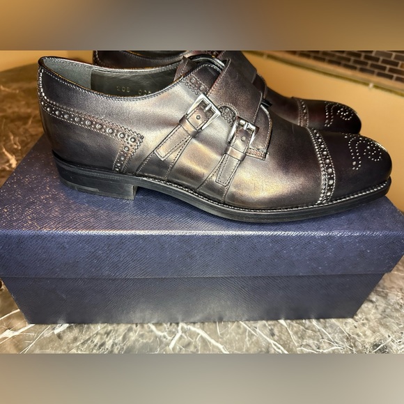 Men’s Authentic Prada monk dress shoe size 8 - Picture 4 of 17